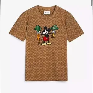 Coach | Tops | Disney X Coach Signature T Shirt Size Small